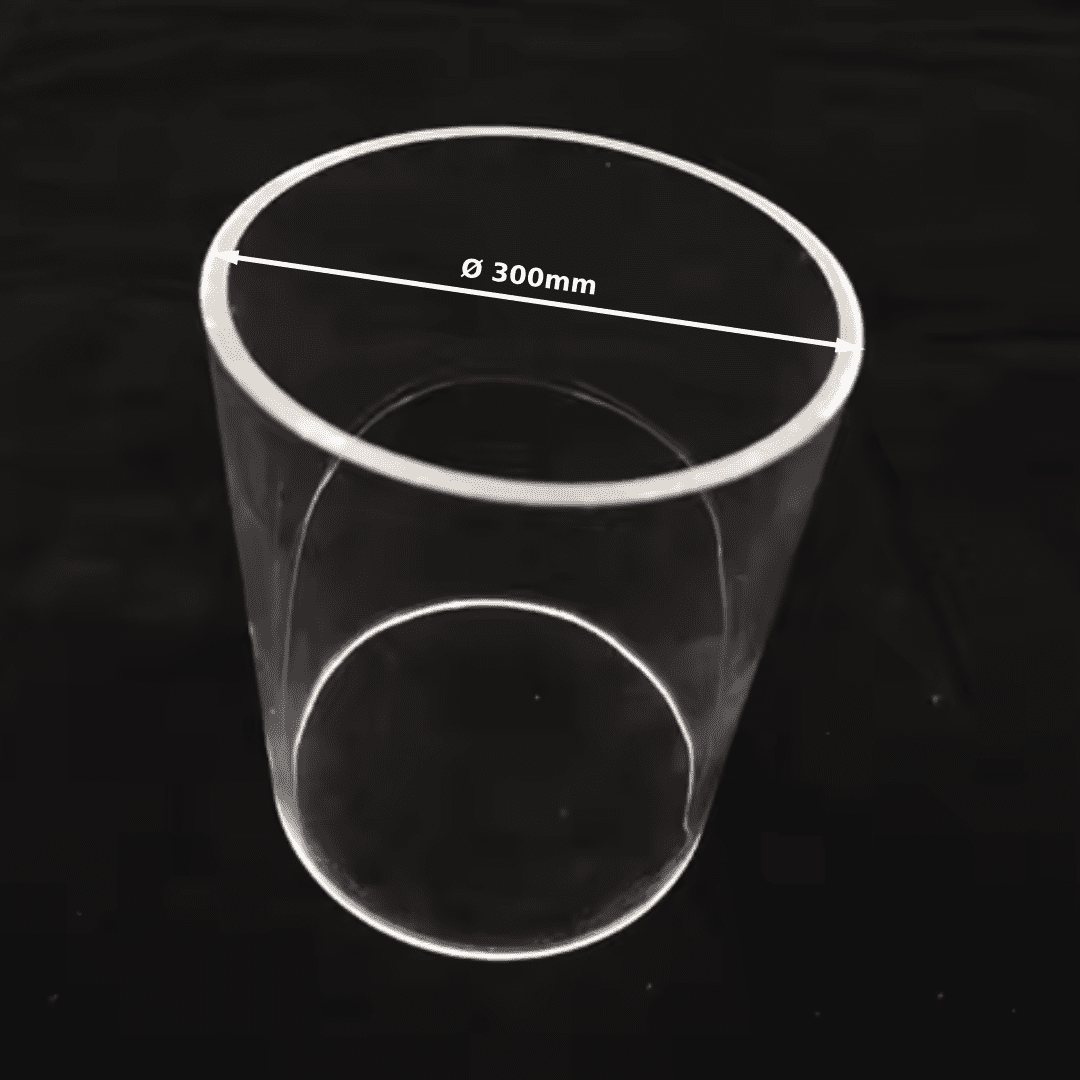 New Project 15 CAST RIGID PMMA Acrylic Pipe Ø 300mm ǀ Wall Thickness 5MM-600MM LENGTH ǀ Acrylic Tube Clear Rigid Machinability - Image 1