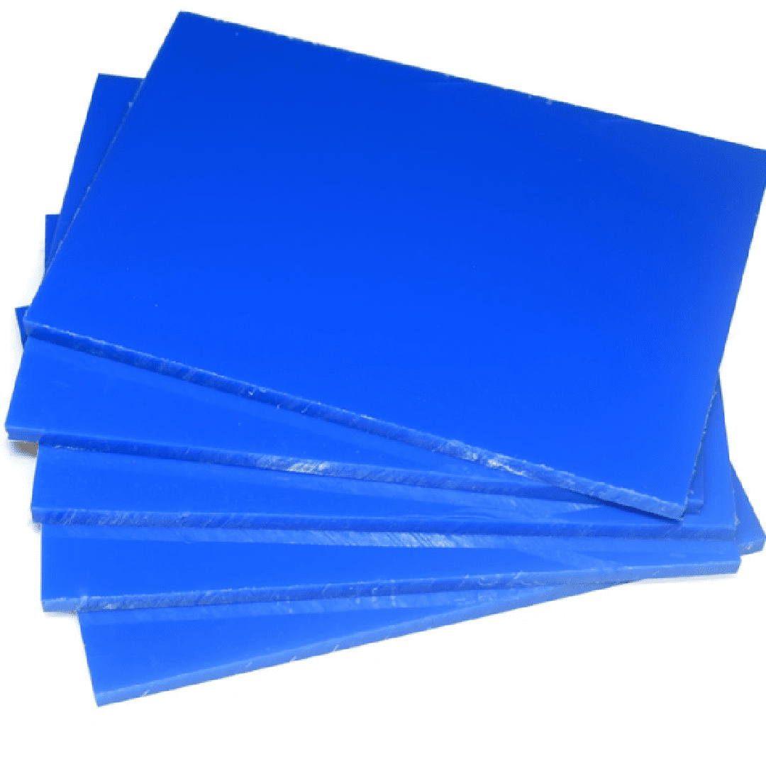 MC Nylon Sheet Block ǀ Custom cut size -12X12 INCHES ǀ Blue Nylon Sheet Block For Plastic CNC Machining & Milling  ǀ 10MM THICKNESS . - Image 1