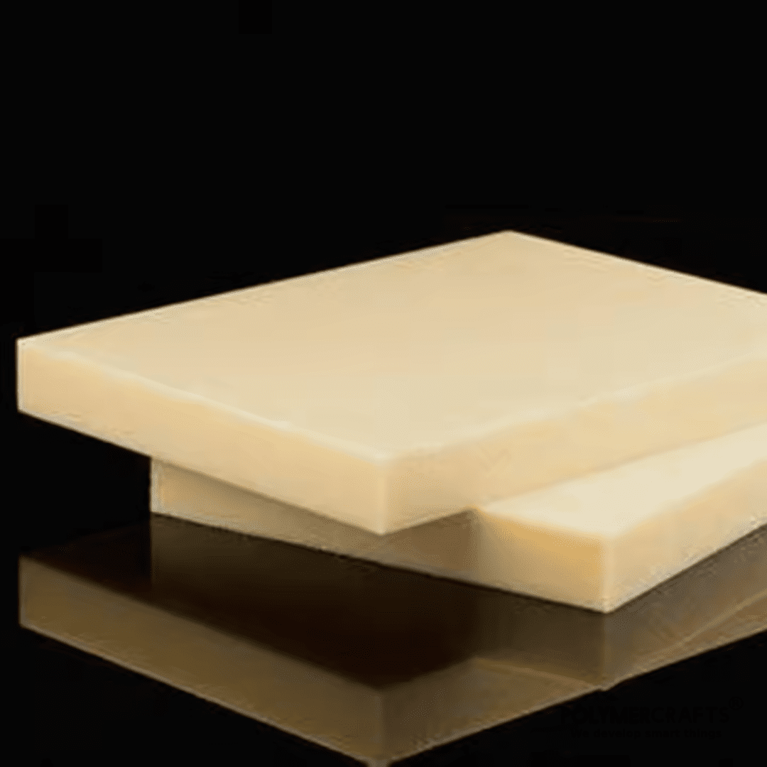 MC Nylon Sheet Block ǀ Custom cut size -12X12 INCHES ǀ Nylon Sheet Block For Plastic CNC Machining & Milling  ǀ 25MM THICKNESS . - Image 1