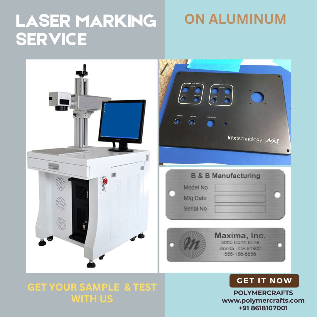 Fiber Laser Marking For Aluminum ǀ Anodized Metal Marking System ǀ Fiber Laser Engraver For Aluminum ǀ High-Contrast White & Grey Coding - Image 1