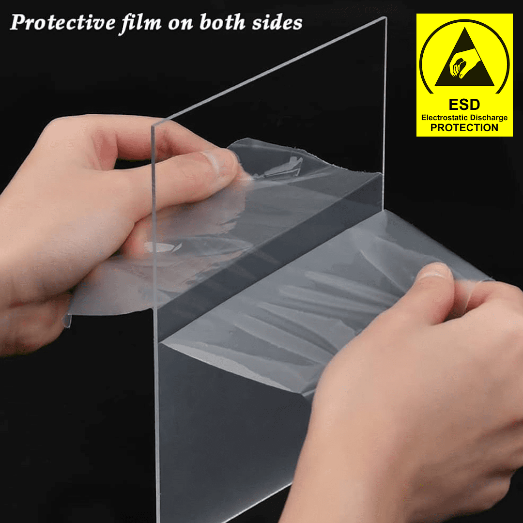 New Project 22 PMMA ESD Sheet | Cut TO Size ǀ Acrylic Antistatic Sheet ǀ 5mm -12X12" - Image 1