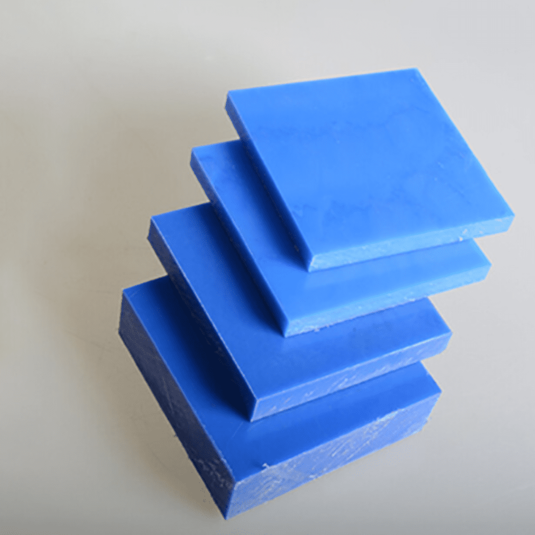 MC Nylon Sheet Block ǀ Custom cut size -12X12 INCHES ǀ Blue Nylon Sheet Block For Plastic CNC Machining & Milling  ǀ 20MM THICKNESS . - Image 1