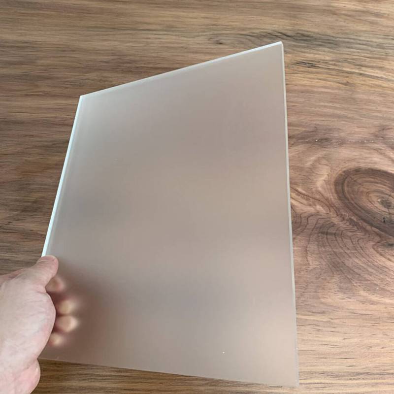 Frosted Acrylic Sheet 3mmǀ Diffuser Matt Cast Acrylic ǀ 12X12 INCHES ǀ CNC, Display ,DIY Crafts  ǀ 3MM THK - Image 1