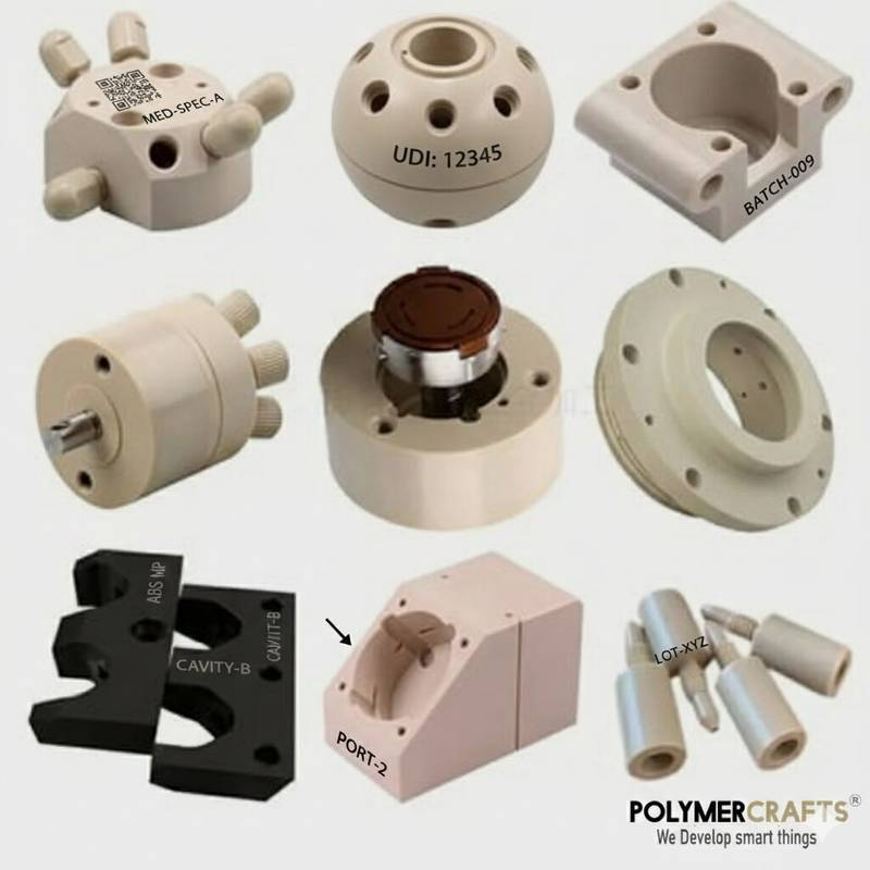 UV Laser Marking For PEEK & PTFE ǀ Cold Laser Marking System ǀ UV Laser Engraver For Medical Plastics ǀ UDI Compliant Polymer Marking - Image 1
