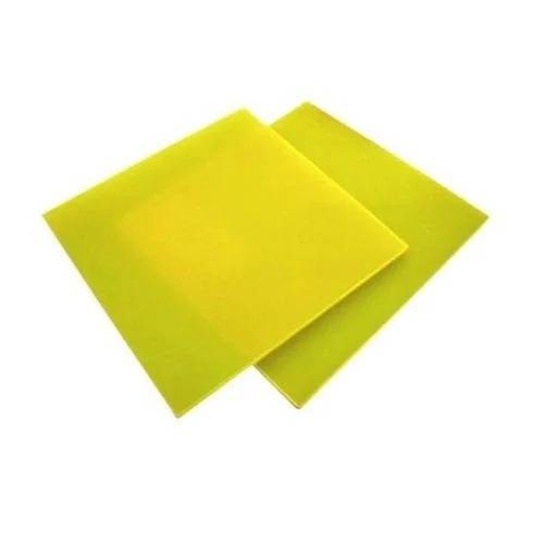 FR4 Yellow Epoxy Glass Sheet, High Temperature Flame Retardant Electrical Insulation Panel(5MM/08×12). - Image 1