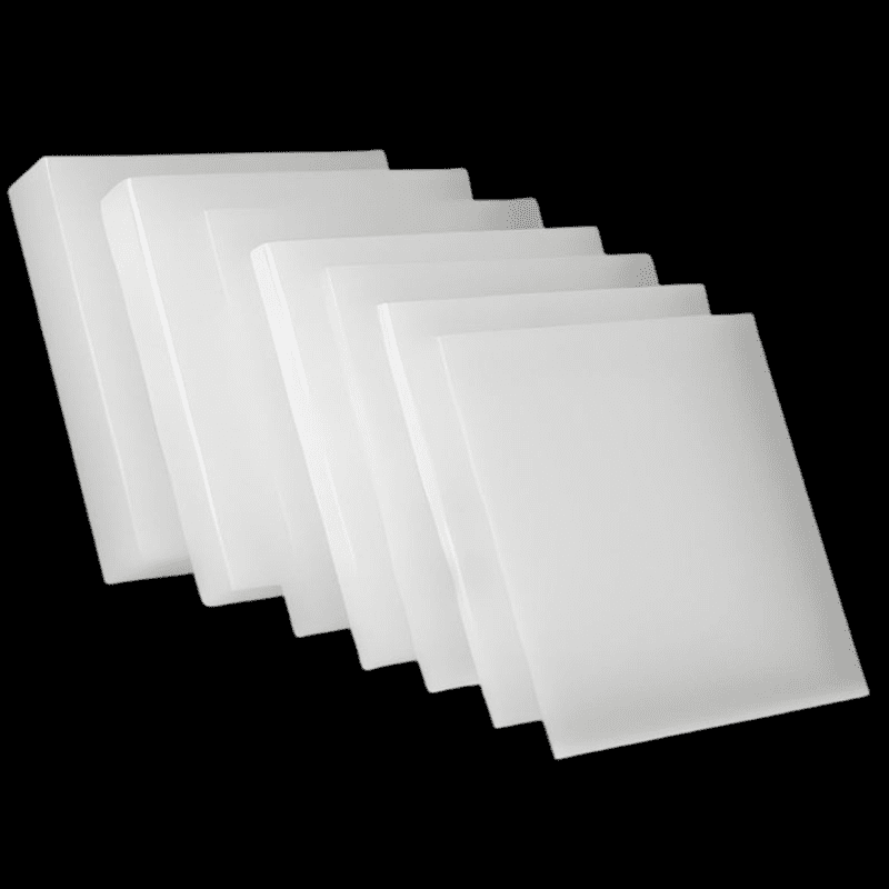 Polypropylene Sheet -PP Blocks  ǀ Cut TO Size ǀ White ǀ 5MM- 12X12" -PP SHEETS - Image 1
