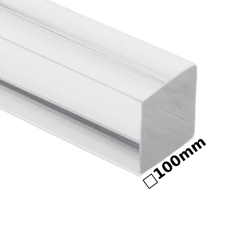 New Project 46 Acrylic Transparent Square Rod -PMMA Clear ǀ CAST ACRYLIC - Square 100mmǀ Crystal Clear Rigid For Machinability -300MM - Image 1