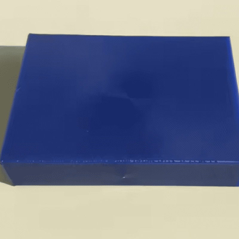 New Project 85 MC Nylon Sheet Block ǀ Custom cut size -12X12 INCHES ǀ Blue Nylon Sheet Block For Plastic CNC Machining & Milling ǀ 50MM THICKNESS . - Image 1