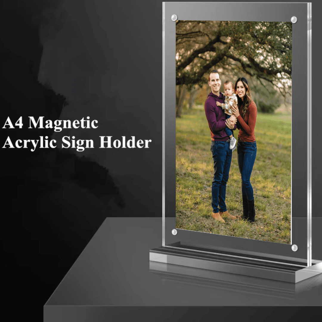 Magnetic acrylic frame