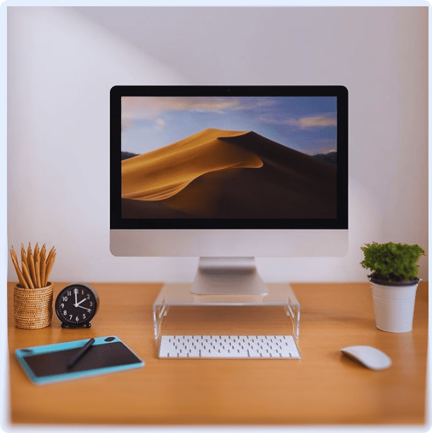 Acrylic monitor stand