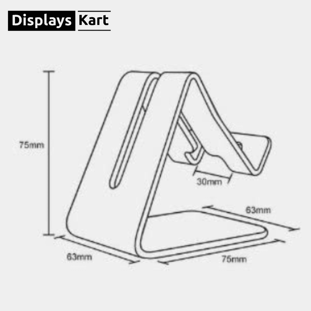 Acrylic Phone Stand mm Transparent Cell Phone Holder