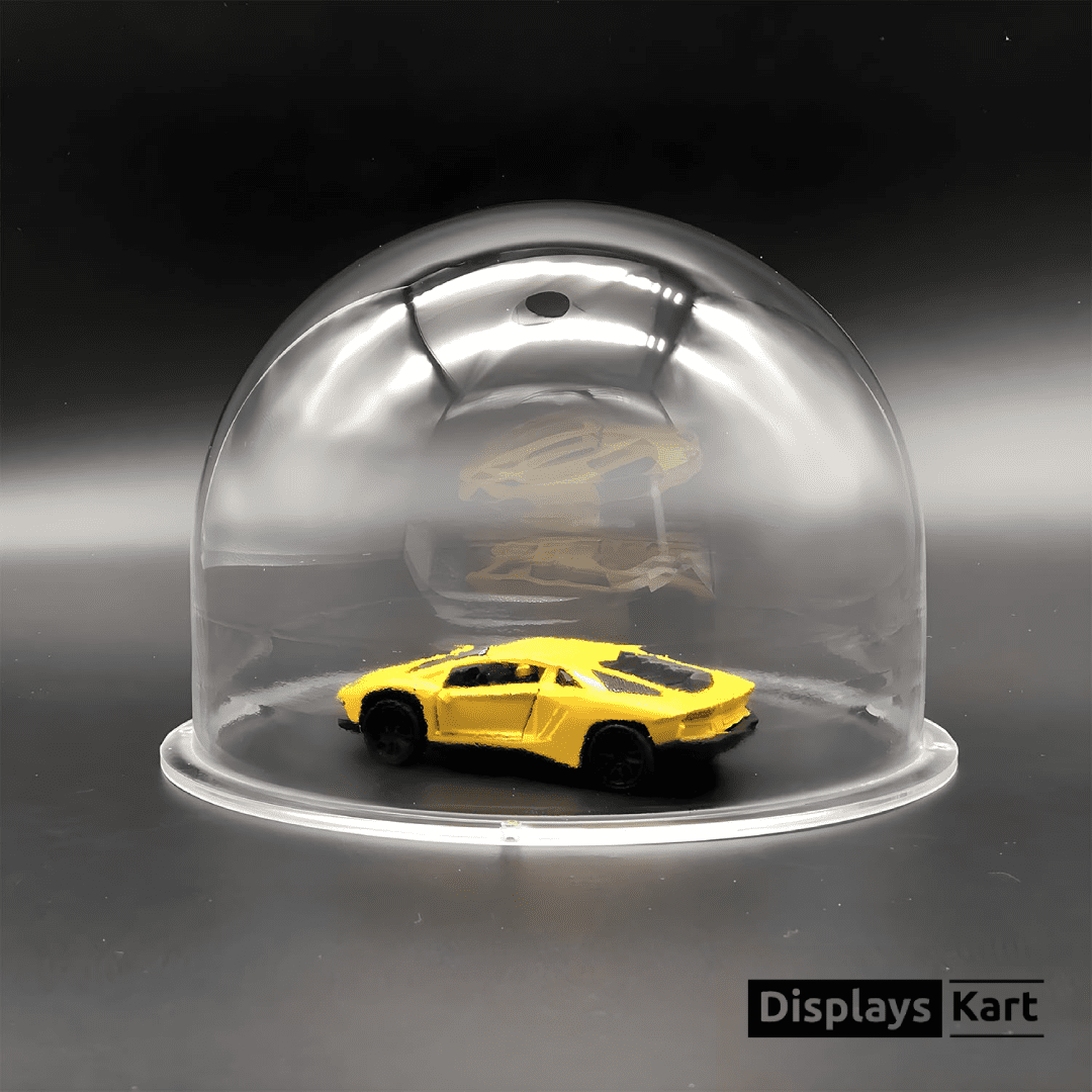 Polycarbonate Dome | Cover For Security CCTV Camera | Food Screen Fly Protector | For Outdoor And Indoor Use | Size- 4x5.5 Inch. - Image 1