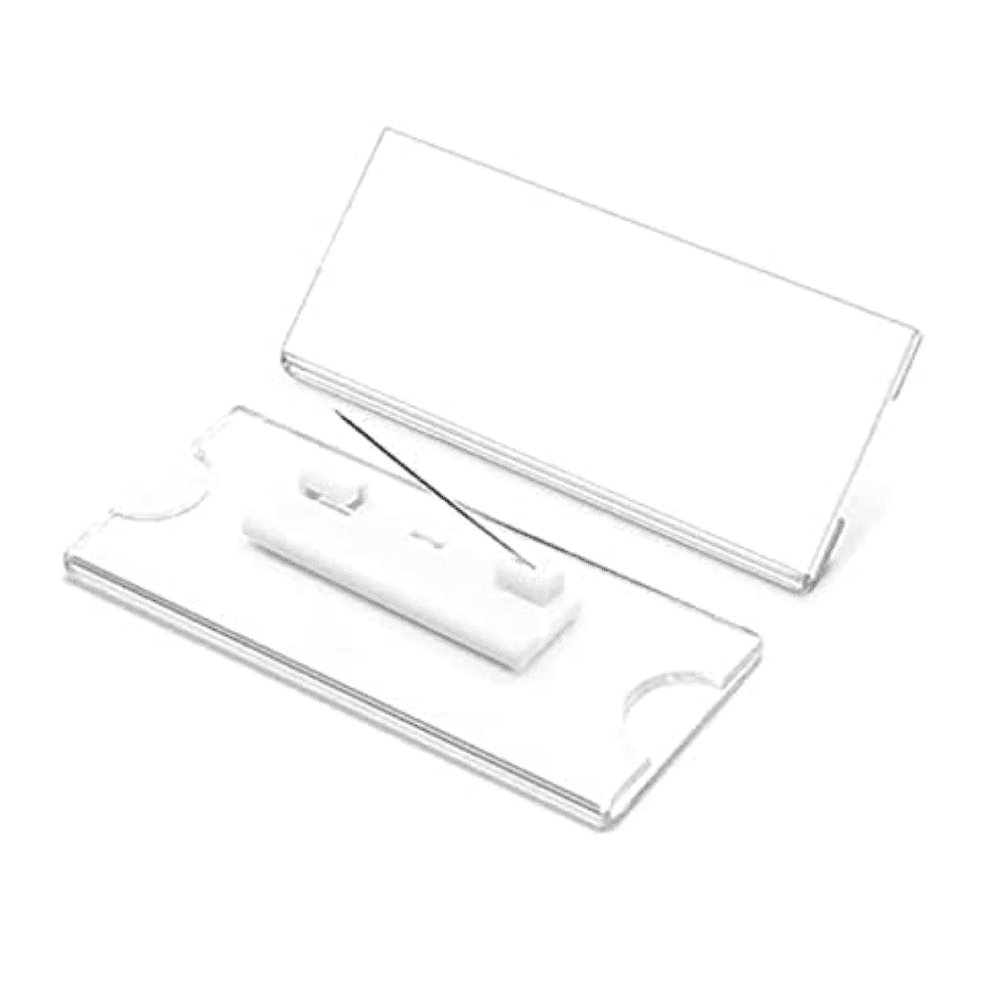 Acrylic name plate holder