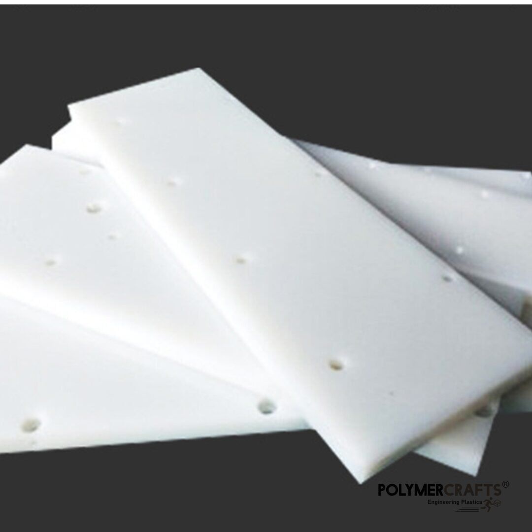 New Project (32) Polypropylene Sheet -PP Blocks ǀ Cut TO Size ǀ White ǀ 8MM- 12X12" -PP SHEETS - Image 1